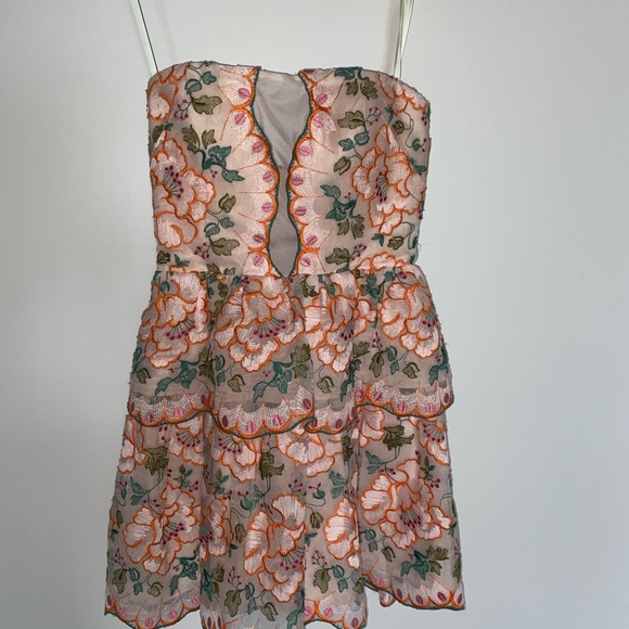BCBG MAX AZRIA Guiliana Embroidered Dress - Picture 3 of 8